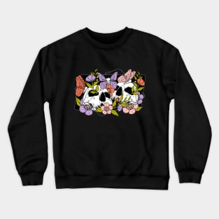 Skulls, flowers and tooth fairies Crewneck Sweatshirt